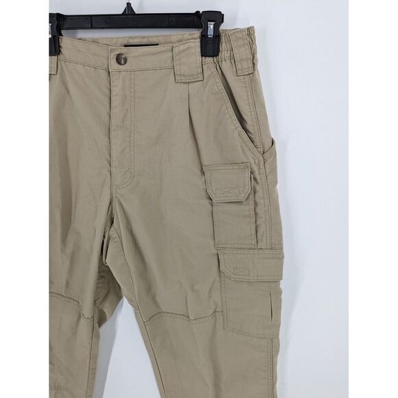 Men's 5.11 Tactical Series TACLITE PRO RIPSTOP CARGO PANTS, Khaki, Size 34/30 - Picture 3 of 7